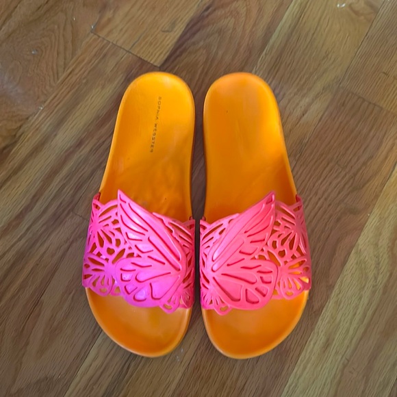 Sophia Webster Butterfly Pool Slides - Picture 1 of 4